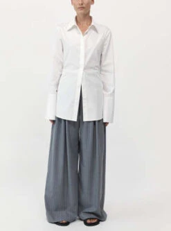 St. AgniOpen Back Shirt - White 16 St. AgniOpen Back Shirt - White -ULLA JOHNSON Clothing Shop St Agni Open Back Shirt White 20230809062651 1