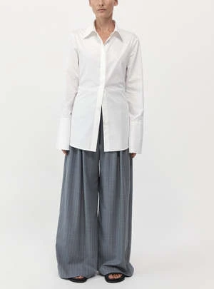 St. AgniOpen Back Shirt - White 9 St. AgniOpen Back Shirt - White - Image 7