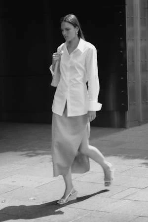 St. AgniOpen Back Shirt - White 10 St. AgniOpen Back Shirt - White - Image 8