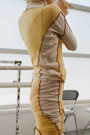 BaserangeSun Longsleeve - Undyed/Sun Yellow 6 BaserangeSun Longsleeve - Undyed/Sun Yellow - Image 4