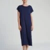 Calder BlakeSuria Dress - Navy 1 Calder BlakeSuria Dress - Navy -ULLA JOHNSON Clothing Shop Suria Dress Navy 20210906042647
