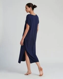 Calder BlakeSuria Dress - Navy -ULLA JOHNSON Clothing Shop Suria Dress Navy 20210906042648 5
