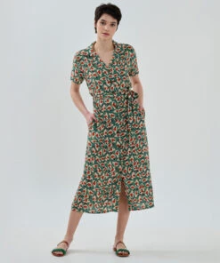 Anou AnouSweet Baby Print Shirt Dress - Multicolor