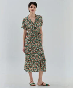 Anou AnouSweet Baby Print Shirt Dress - Multicolor -ULLA JOHNSON Clothing Shop Sweet Baby Print Shirt Dress 20231002023903