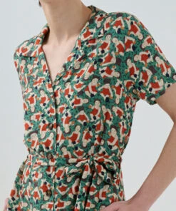 Anou AnouSweet Baby Print Shirt Dress - Multicolor -ULLA JOHNSON Clothing Shop Sweet Baby Print Shirt Dress 20231002023909