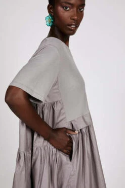 Intentionally BlankTully Dress - Graphite -ULLA JOHNSON Clothing Shop TULLY DRESS graphite 20230515212202 1