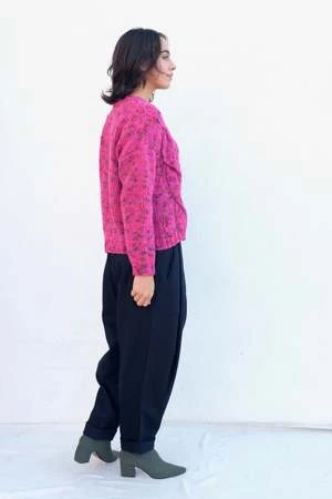 Tach ClothingApril Chunky Crew - Fuschia 7 Tach ClothingApril Chunky Crew - Fuschia - Image 5