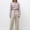 Studio NicholsonTaupo Rounded Leg Pants - Light Bamboo -ULLA JOHNSON Clothing Shop Taupo Rounded Leg Pants Light Bamboo 20231006010557