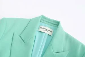 Matter Matters GalleryThe Boyfriend Blazer Mint 7 Matter Matters GalleryThe Boyfriend Blazer Mint - Image 5