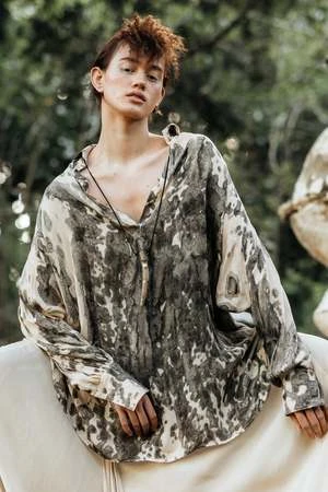 The Keep StoreMoth Shirt Dress - Gray 3 The Keep StoreMoth Shirt Dress - Gray