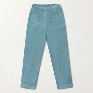 Montserrat New YorkThe Moire Jet Set Pant - Cerulean 5 Montserrat New YorkThe Moire Jet Set Pant - Cerulean - Image 3