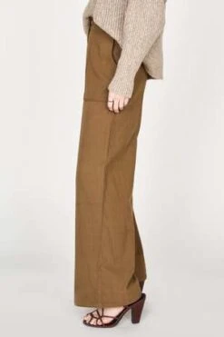 MirthTivot Pant - Tannin -ULLA JOHNSON Clothing Shop Tivot Pant in Tannin 20230928201449 1