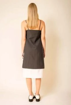 NKCTonic Two In One Dress - Grey -ULLA JOHNSON Clothing Shop Tonic Two In One Dress In Grey 20231101111105 1