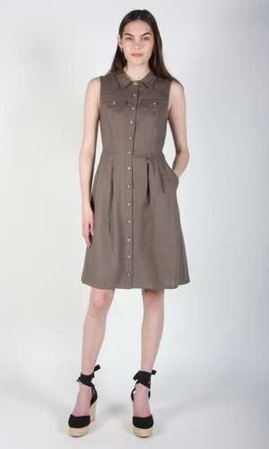 Birds Of North AmericaTree Mouse Dress - Shale 4 Birds Of North AmericaTree Mouse Dress - Shale - Image 2