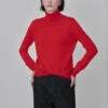 PureCashmere NYCTurtleneck Sweater - Red -ULLA JOHNSON Clothing Shop Turtleneck Sweater Red 20230925214228