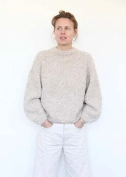 Micaela GregTwist Sweater - Oatmeal -ULLA JOHNSON Clothing Shop Twist Sweater Oatmeal 20231026143112 1