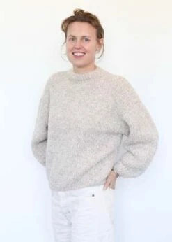 Micaela GregTwist Sweater - Oatmeal -ULLA JOHNSON Clothing Shop Twist Sweater Oatmeal 20231026143112