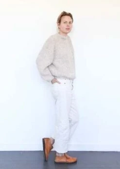 Micaela GregTwist Sweater - Oatmeal -ULLA JOHNSON Clothing Shop Twist Sweater Oatmeal 20231026143112 3