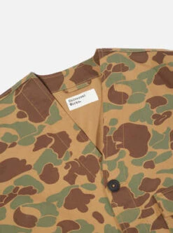 Universal WorksUNIVERSAL WORKS Cabin Jacket - Sand UW Cotton Camo -ULLA JOHNSON Clothing Shop UNIVERSAL WORKS Cabin Jacket In Sand UW Cotton Camo 20220324185858 2