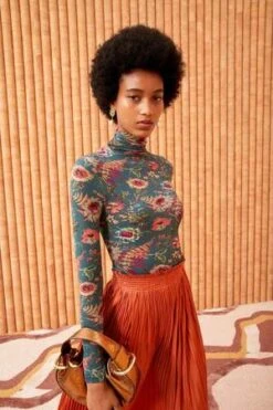 Ulla JohnsonAurelia Turtleneck - Larkspur