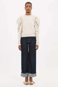 Ulla JohnsonDrew Pullover - Oatmeal Melange