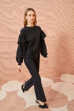 Ulla JohnsonPilar Pullover - Noir -ULLA JOHNSON Clothing Shop Ulla Johnson Pilar Pullover Noir 20230823005444