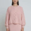 ELEVEN SIXVaida Sweater - Pastel Pink 2 ELEVEN SIXVaida Sweater - Pastel Pink -ULLA JOHNSON Clothing Shop VAIDA SWEATER PASTEL PINK 20231027192910