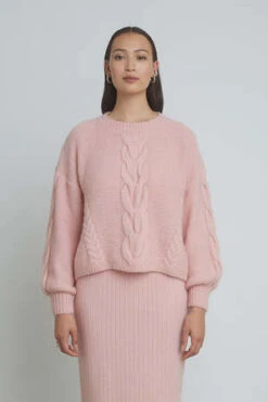 ELEVEN SIXVaida Sweater - Pastel Pink
