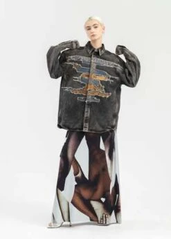 Y/projectYprojectVINTAGE PARIS BEST PATCH DENIM SHIRT - BLACK 12 Y/projectYprojectVINTAGE PARIS BEST PATCH DENIM SHIRT - BLACK -ULLA JOHNSON Clothing Shop VINTAGE BLACK PARIS BEST PATCH DENIM SHIRT 20231024100718 3