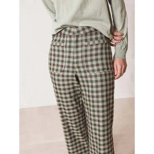 Indi & ColdVichy Check Trousers - Lichen 5 Indi & ColdVichy Check Trousers - Lichen - Image 3