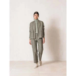 Indi & ColdVichy Check Trousers - Lichen 3 Indi & ColdVichy Check Trousers - Lichen
