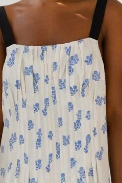 Caron CallahanVirginia Silk Cotton Dress - Shibori -ULLA JOHNSON Clothing Shop Virginia Dress Shibori Silk Cotton 20210418194303 3