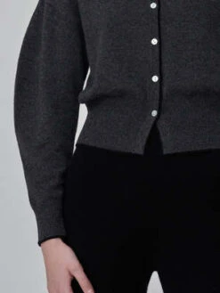 PureCashmere NYCVolume Sleeve Cardigan - Graphite 15 PureCashmere NYCVolume Sleeve Cardigan - Graphite -ULLA JOHNSON Clothing Shop Volume Sleeve Cardigan Graphite 20230925214341 2