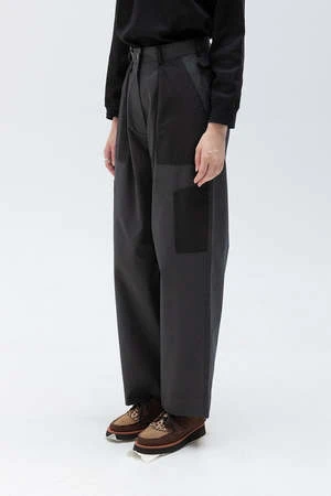 W'MenswearMarine Pants - Black/Grey 4 W'MenswearMarine Pants - Black/Grey - Image 2