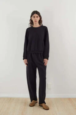 Wol HideWINTER EASY SWEATPANT - BLACK