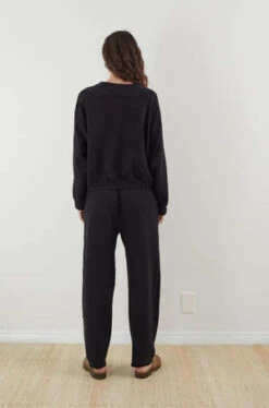 Wol HideWINTER EASY SWEATPANT - BLACK -ULLA JOHNSON Clothing Shop WINTER EASY SWEATPANT BLACK 20231014234421 1