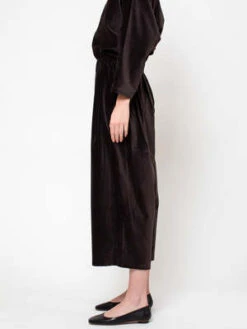 Black CraneWide Pants - Sumi Black -ULLA JOHNSON Clothing Shop Wide Pants Sumi Black 20231005203212 1