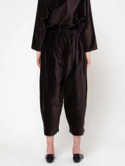 Black CraneWide Pants - Sumi Black -ULLA JOHNSON Clothing Shop Wide Pants Sumi Black 20231005203212 2