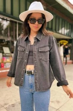 PistolaWren Shacket - Pepper 7 PistolaWren Shacket - Pepper -ULLA JOHNSON Clothing Shop Wren Shacket 20230926065534