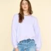 XirenaHonor Sweatshirt - Pale Iris 2 XirenaHonor Sweatshirt - Pale Iris -ULLA JOHNSON Clothing Shop Xirena Honor Sweatshirt Pale Iris 20230821001920