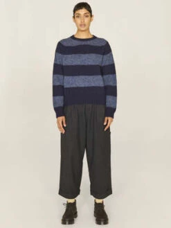 YMCGrease Wool Trouser - Navy -ULLA JOHNSON Clothing Shop YMC Grease Wool Trouser in Navy 20230922211332 2
