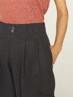 YMCGrease Wool Trouser - Navy -ULLA JOHNSON Clothing Shop YMC Grease Wool Trouser in Navy 20230922211332 3