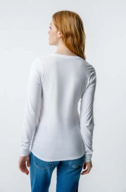 Amo DenimLong Sleeve Sweet Tee -ULLA JOHNSON Clothing Shop amo denim Long Sleeve Sweet Tee 20230929213807 2