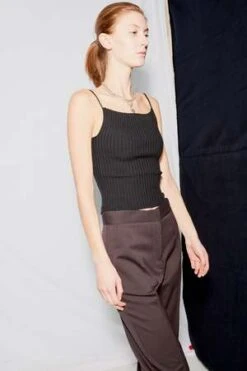 Giu GiuOnyx Nonna Cami - Black 11 Giu GiuOnyx Nonna Cami - Black -ULLA JOHNSON Clothing Shop giu giu Onyx Nonna Cami Black 20230330203559 2