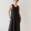 Wol HideLace Tank Dress - Washed Black
