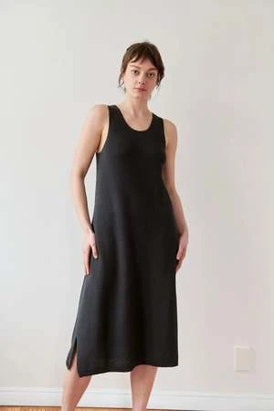 Wol HideLace Tank Dress - Washed Black 3 Wol HideLace Tank Dress - Washed Black