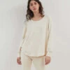 Wol Hidescoop Neck Thermal - Natural -ULLA JOHNSON Clothing Shop scoop neck thermal in natural 20231016213736